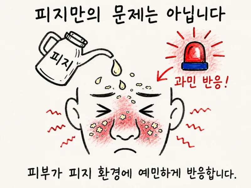 지루성피부염 환자분들은 비슷한 이야기를 많이 하십니다.