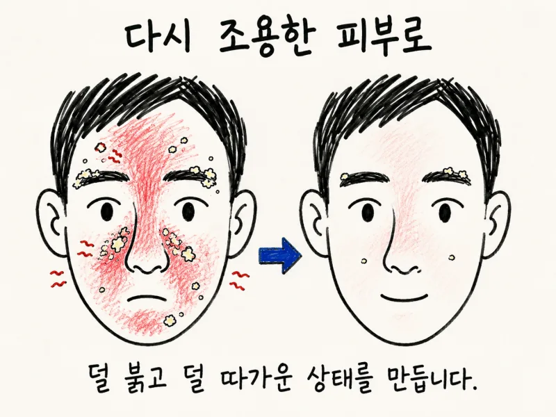 임상에서 자주 보는 지루성피부염 유형