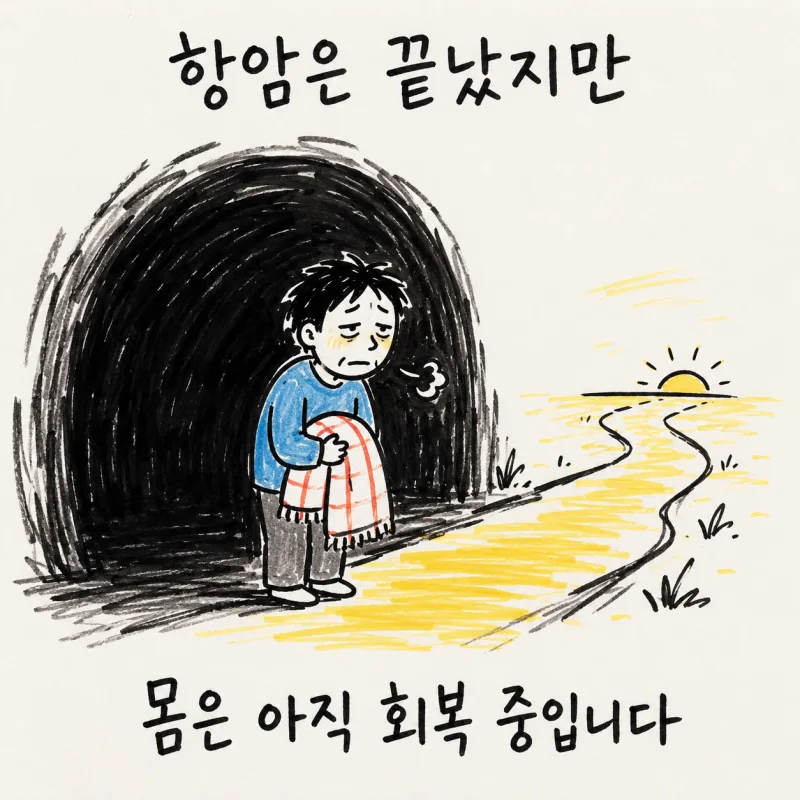 인천 송도 항암치료 후 회복 · 항암 후유증 · 암성 피로