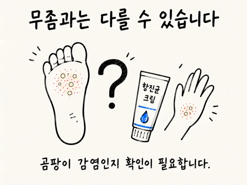 만성 한포진, 백록담의 접근