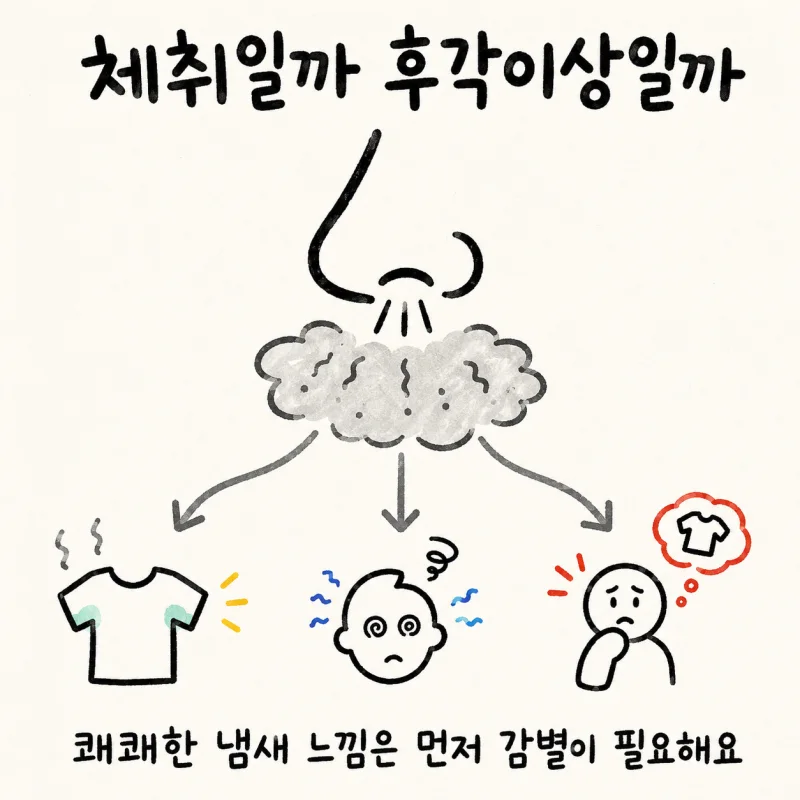 인천 송도 이상후각 · 환취 · 착취 · 자기냄새공포 감별