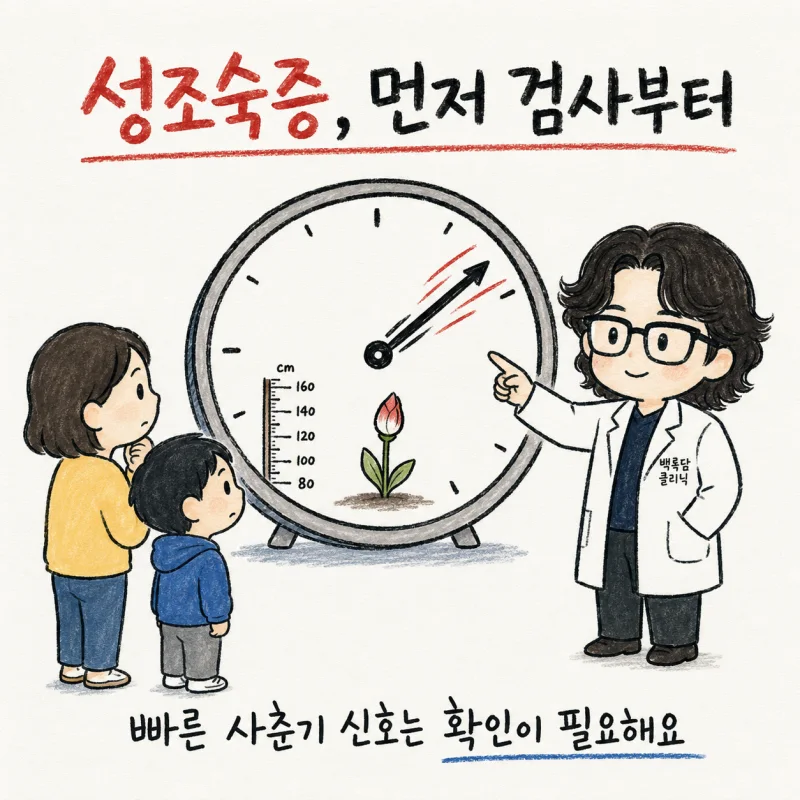 인천 송도 성조숙증 · 조기 사춘기 체질 관리