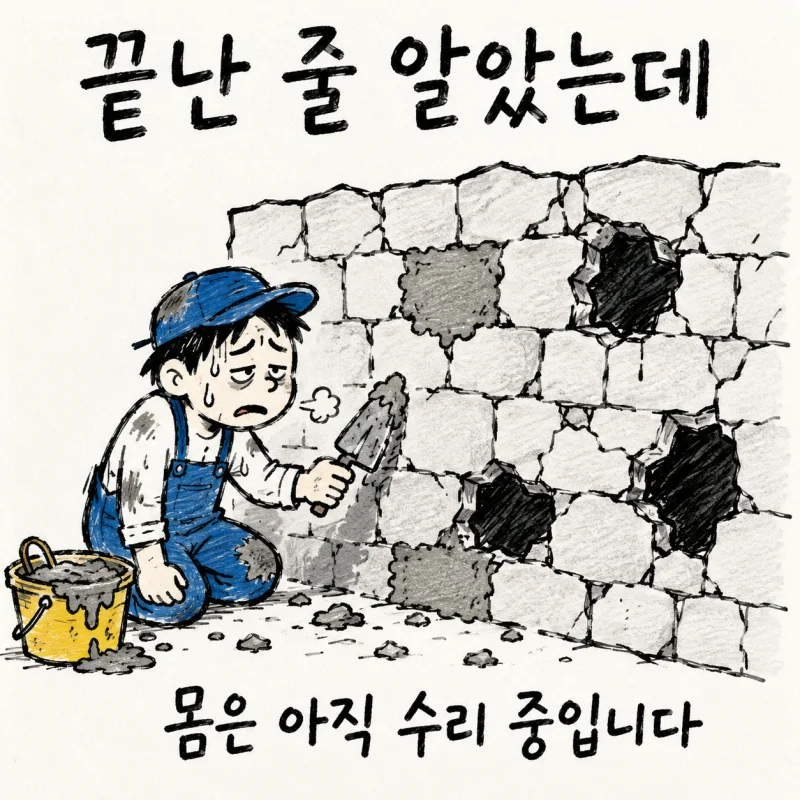 먼저 확인해야 할 안전 신호가 있습니다