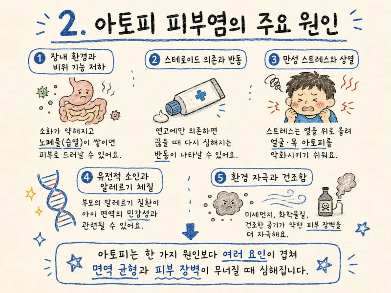 아토피 환자분들을 진료하다 보면 가장 많이 듣는 말이 있습니다.