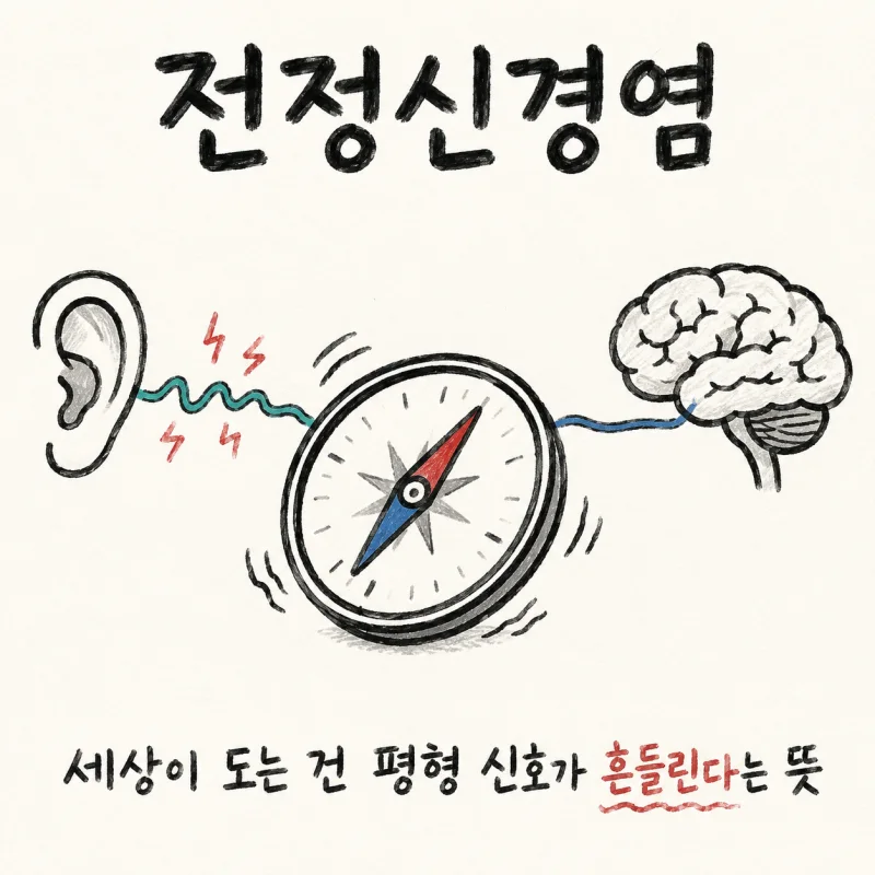 인천 송도 전정신경염 · 전정염 · 급성 어지럼증 · 현훈