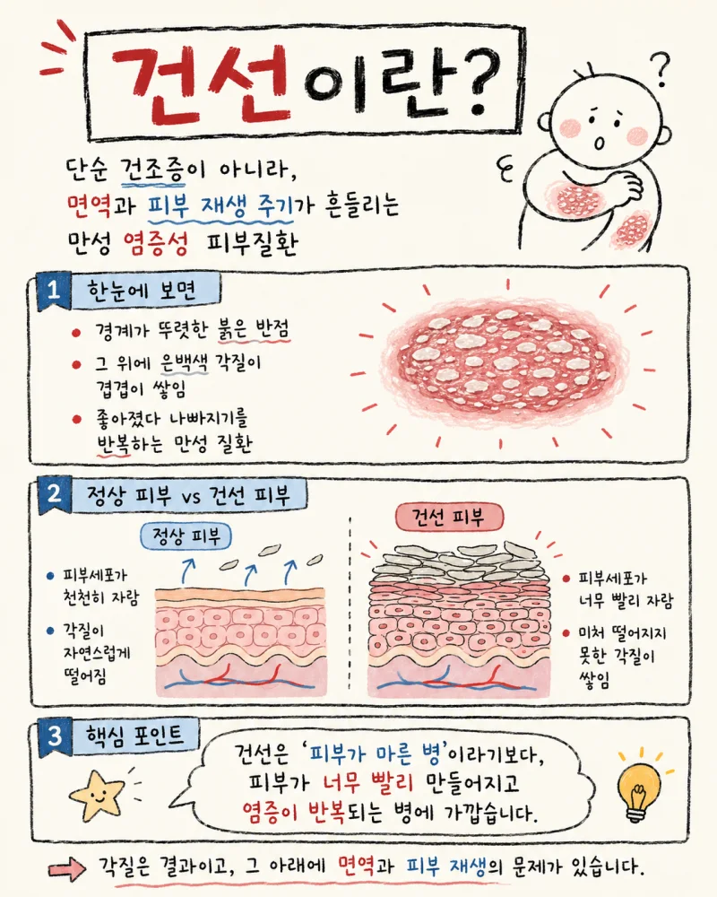 건선 · 만성 건선 · 판상 건선 | 인천 송도 한의원