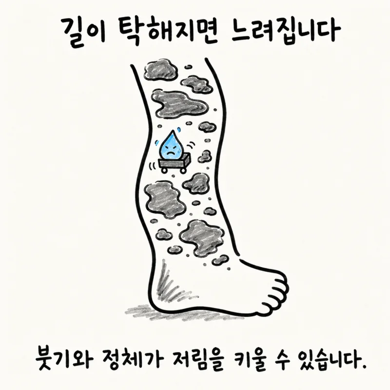 발저림 주요 증상