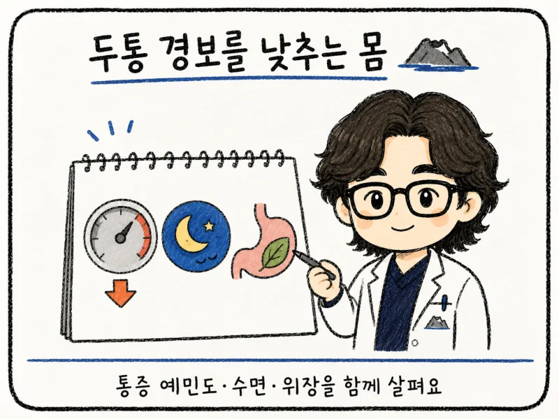 약물 과용 두통에서 자주 보는 변증 4가지