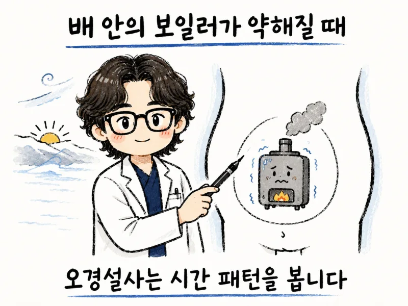 한의학에서는 오경설사를 어떻게 보나요?
