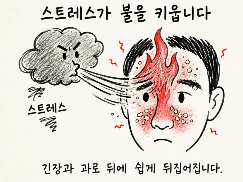 지루성피부염은 위생 문제가 아닙니다