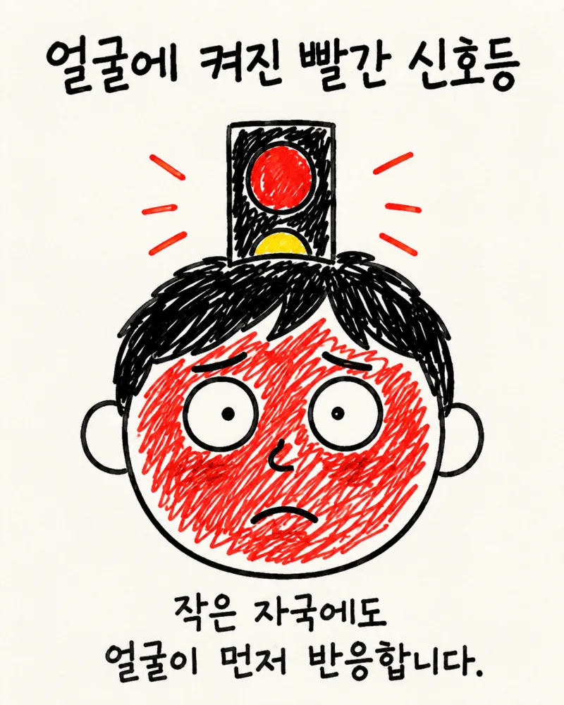 인천 송도 안면홍조 · 얼굴 붉어짐 · 면적