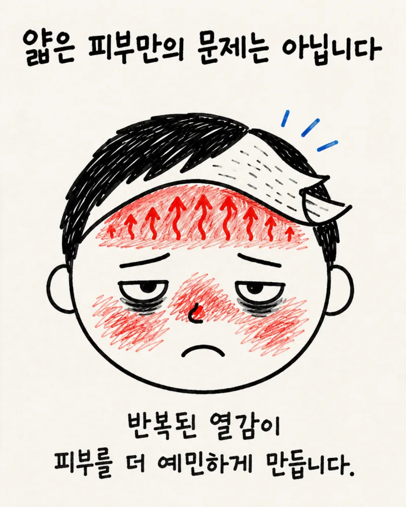 안면홍조의 주요 원인