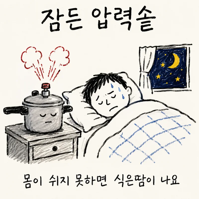도한증·야간발한의 주요 증상