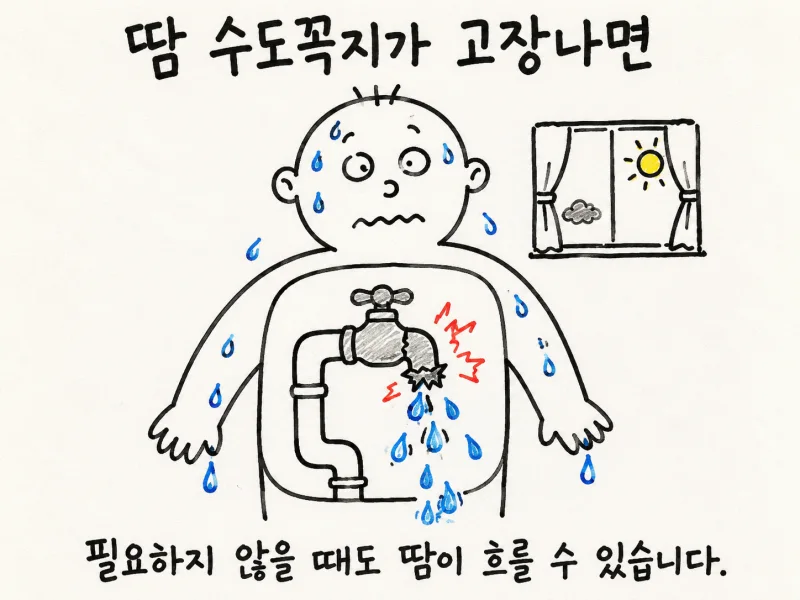 인천 송도 다한증 · 자한 · 도한